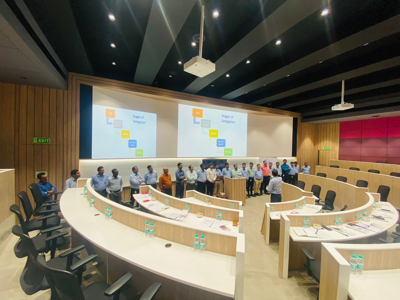 Professional corporate training session